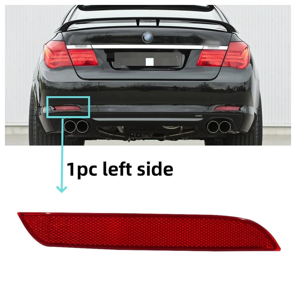 Rear Bumper Reflector For BMW 7Series F02 730Li 740Li 750Li 760Li 2009 2010 2011 2012 Brake Lamp No Bulb 63147182191 63147182192