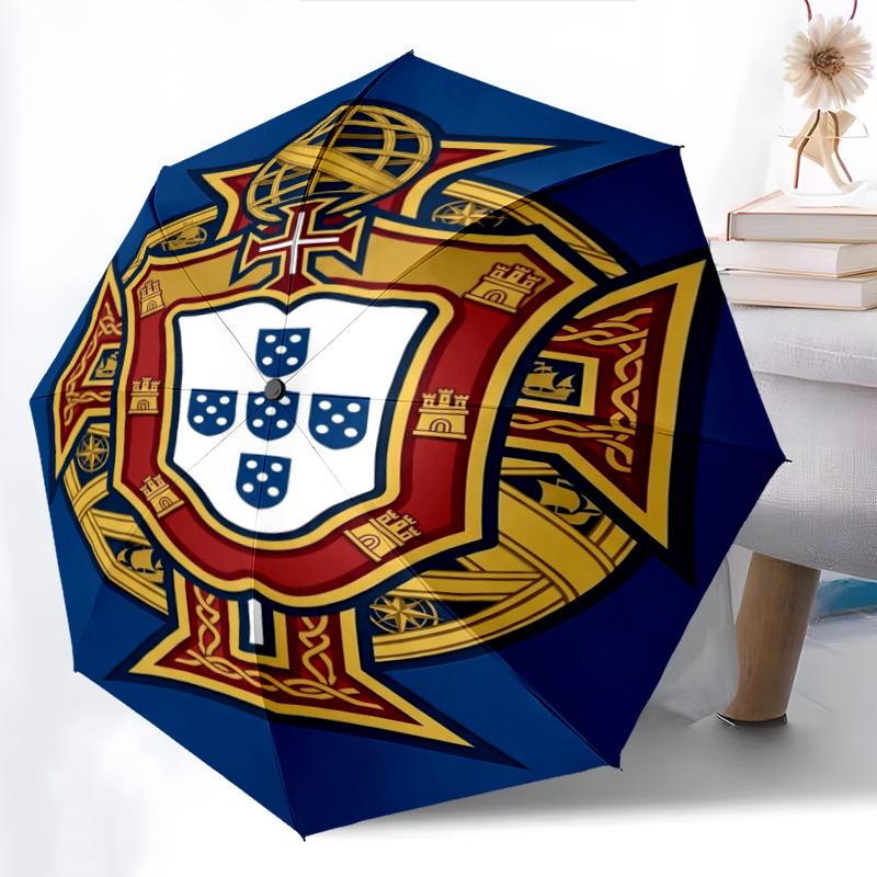 Royal Emblem Heritage Folding umbrella durable Suitable for all seasons travel light printing