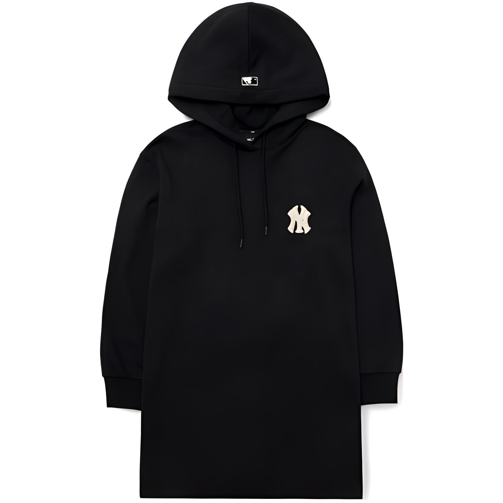 

Новые платья с длинным рукавом MLB New York Yankees Женские Черные 3FOPB0526-50BKS S