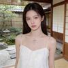 Romance Cupid Heart Wing Necklace In Elegant Zinc Alloy Fashion Neck Accessory Perfect For Date Night And Gift Giving
