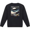 Converse Chuck Taylor All Star Winter Art Graphic Crew Sweatshirt Asia Sizing 'Black' Men's 10025632-A01