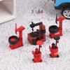 1:64 Simulation Oil Collector Miniature Tire Picker Model Repair Workshop Scene Prop Model Accessory Parking Lots City DIY Model