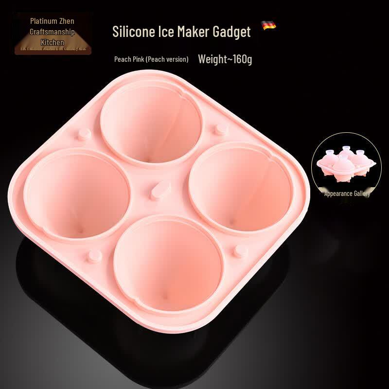 Bozhen Chef Silicone Ice Cube Tray & Whiskey Ice Ball Mold