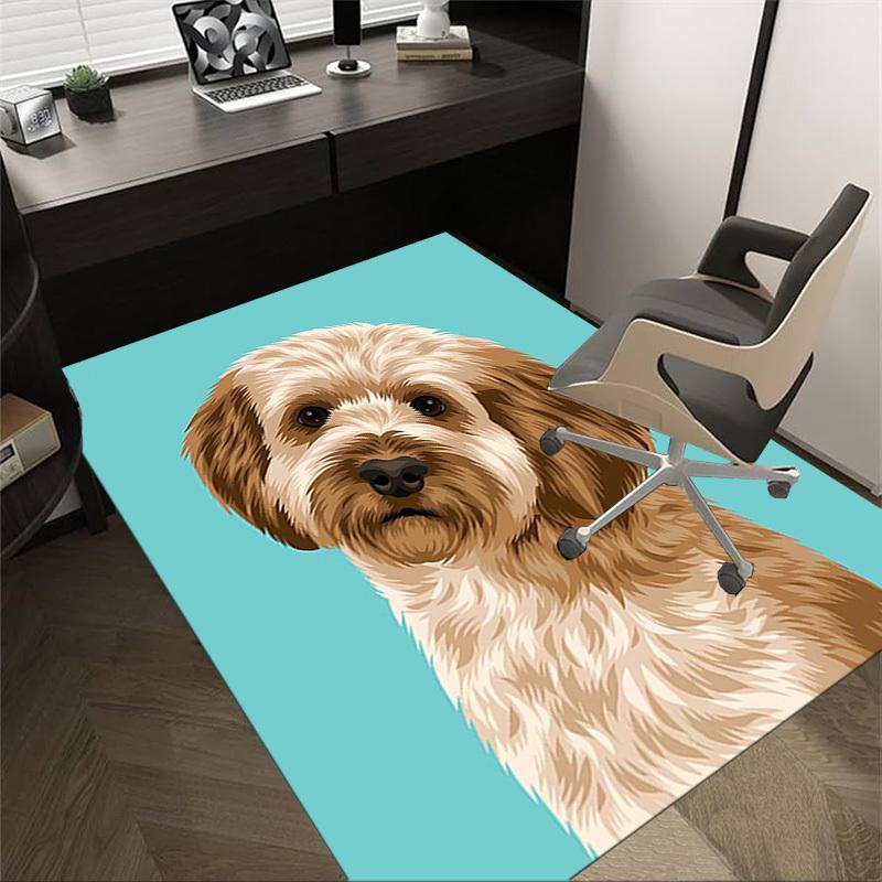 

1PC dog pet Anti-slip carpet, suitable for Office, bedroomand playrooms. It can also be used as a sofa footrest cover-W17 60cm by 90cm