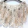 Sequins Flapper Shawl Costume Beadwork Accessories for 20s Theme Party