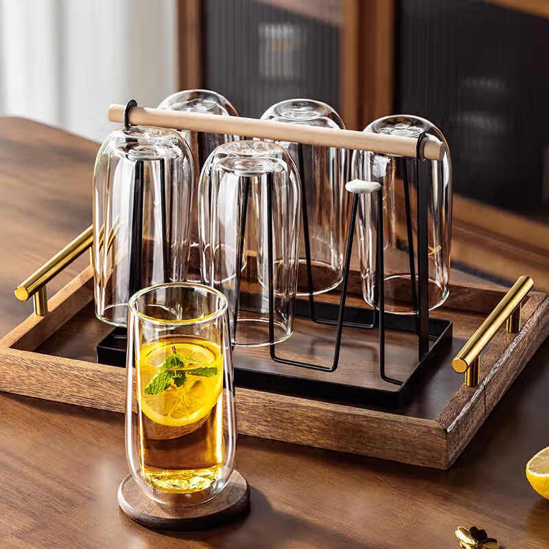 VAKADA Double-Wall Insulated Glass Cup