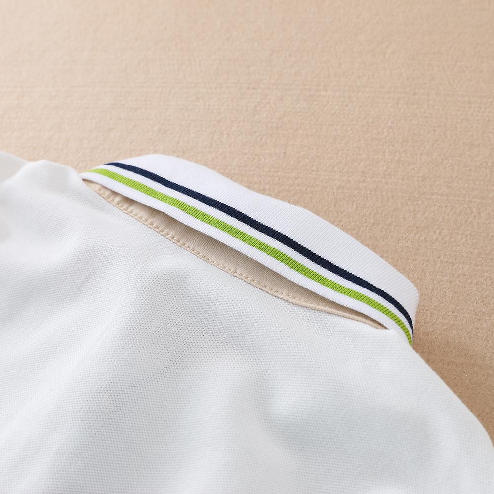 Boys Polo Shirt 2025 Spring Autumn Kids Long Sleeves Turn Down Collar Cotton Tops School Shirt for Boys 5-12 Years