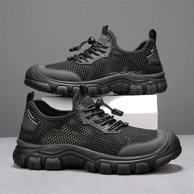 Fashion Italian Brand Breathable Men's Mesh Shoes Soft Soles Non Slip Soles Outdoor Hiking Shoes Hot Selling Men's Sports Shoes Summer