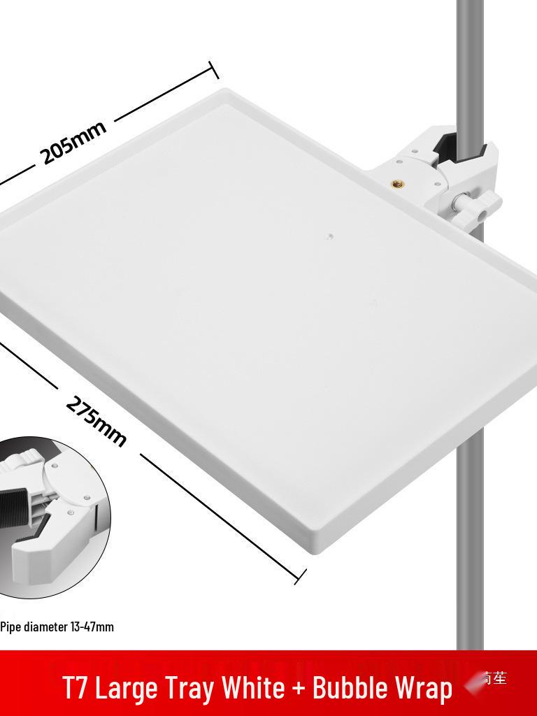 Mobile Phone Tripod with Sound Card, Mic Stand & Tray for Streaming & Photography