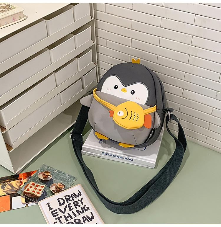 School Bag Cartoon Cute Kindergarten Baby Casual Versatile Single Shoulder Light Color Matching Outdoor Travel