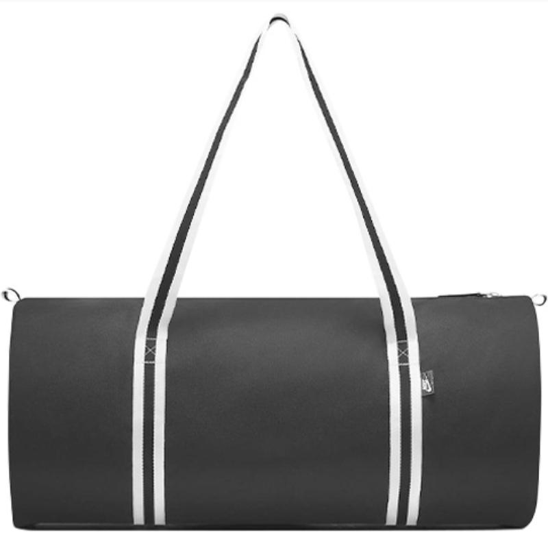 Nike Heritage Polyester Portable One Shoulder Crossbody Gym Bag Tubas Men's Black Casual DQ5735-010