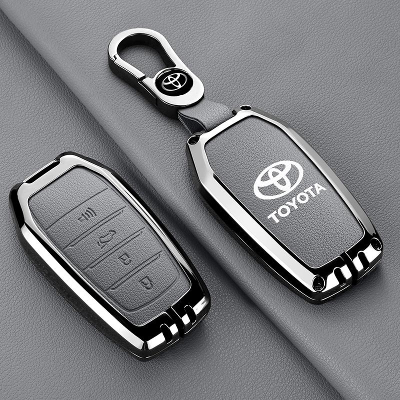 Car Key Case Cover Bag For Toyota Tacoma Fortuner Corolla Venza Grand Highlander RAV4 XSE Prime Land Cruiser Hilux 2023 2024