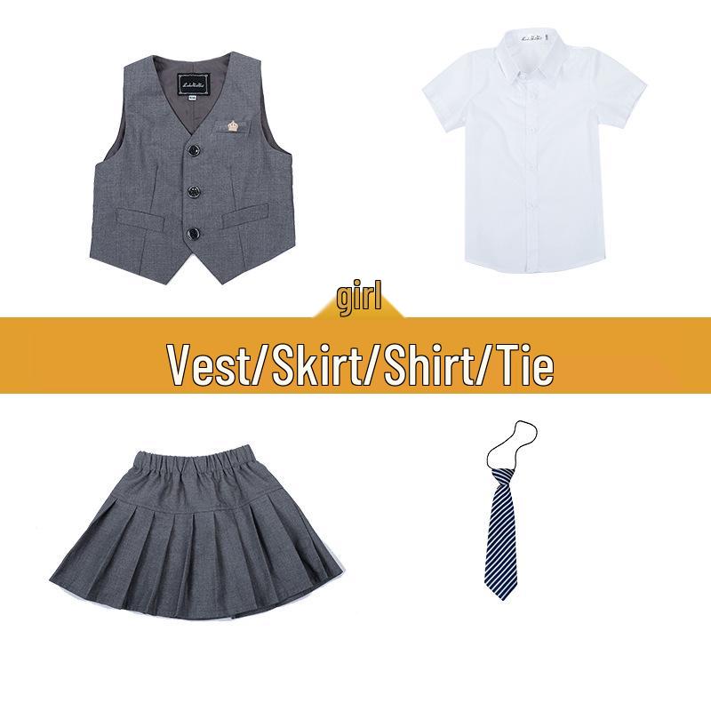 2023 Sommer Kinder Schuluniform Set: Kindergarten- & Grundschulweste für Jungen und Mädchen