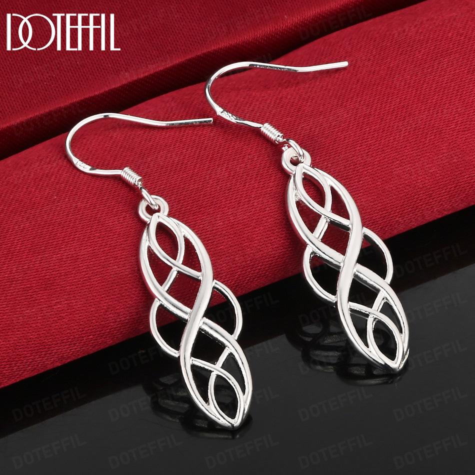 925 Sterling Silver Art Ring Pendant Earrings - Exquisite Gift Jewelry