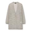 Linen Cotton Diamond Knit Cardigan