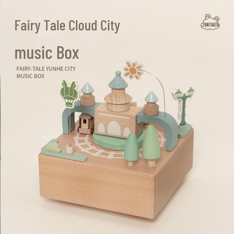 

Юньхэ Культурный Креативный Вращающийся Деревянный Музыкальный Шкатулка Украшение и Игрушка