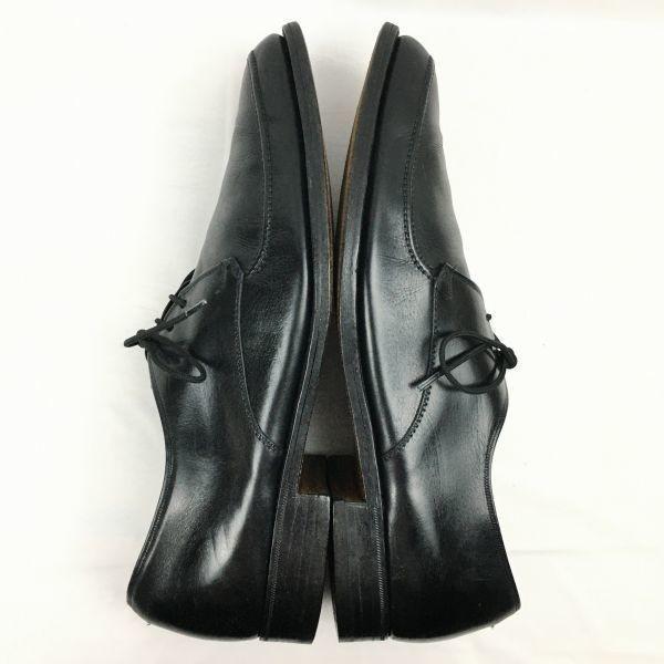 1970-80s GILBERTS by WESTLEY Made in England Vintage U-Tip Shoes Black Size 11C/27.5-28.5(USED)