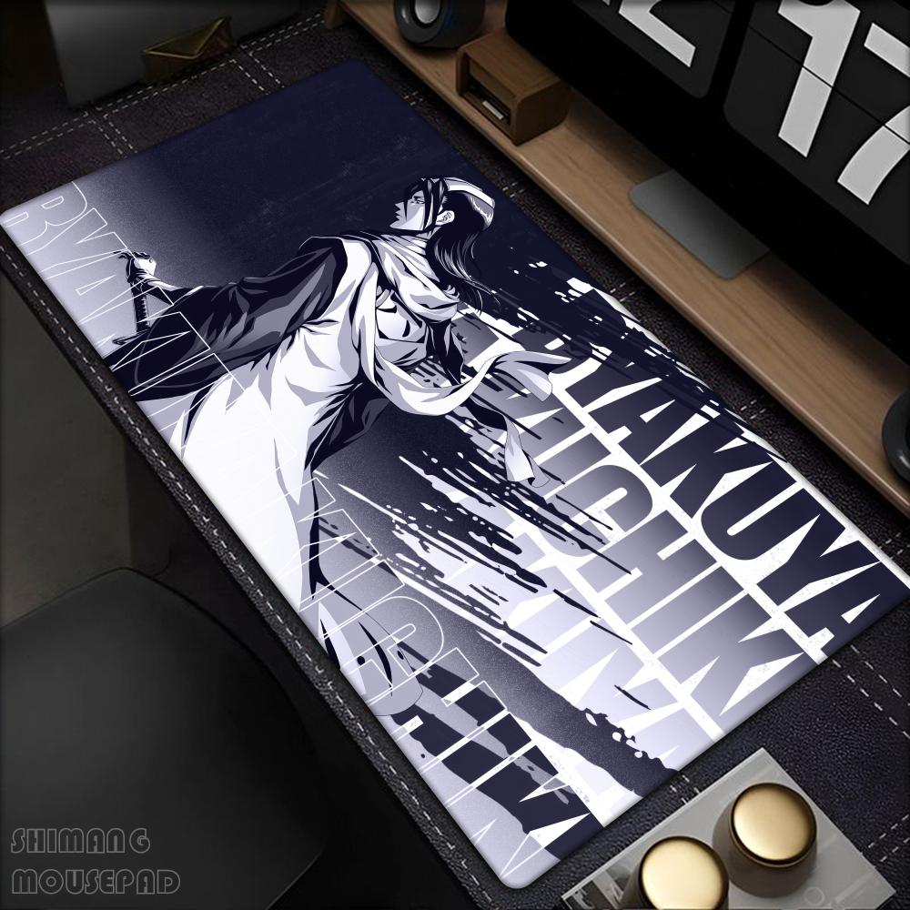 Heißes Bleichmauspad Anime Groß Kuchiki Byakuya Mauspads Manga-Panel Laptop Büro Gummi Weich Tisch PC Gaming HD-Druckmatte