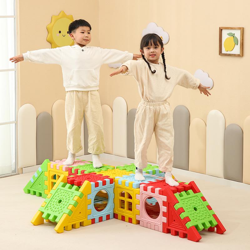 Happy Blocks: Extra Large Sensory Construction Set for Kids