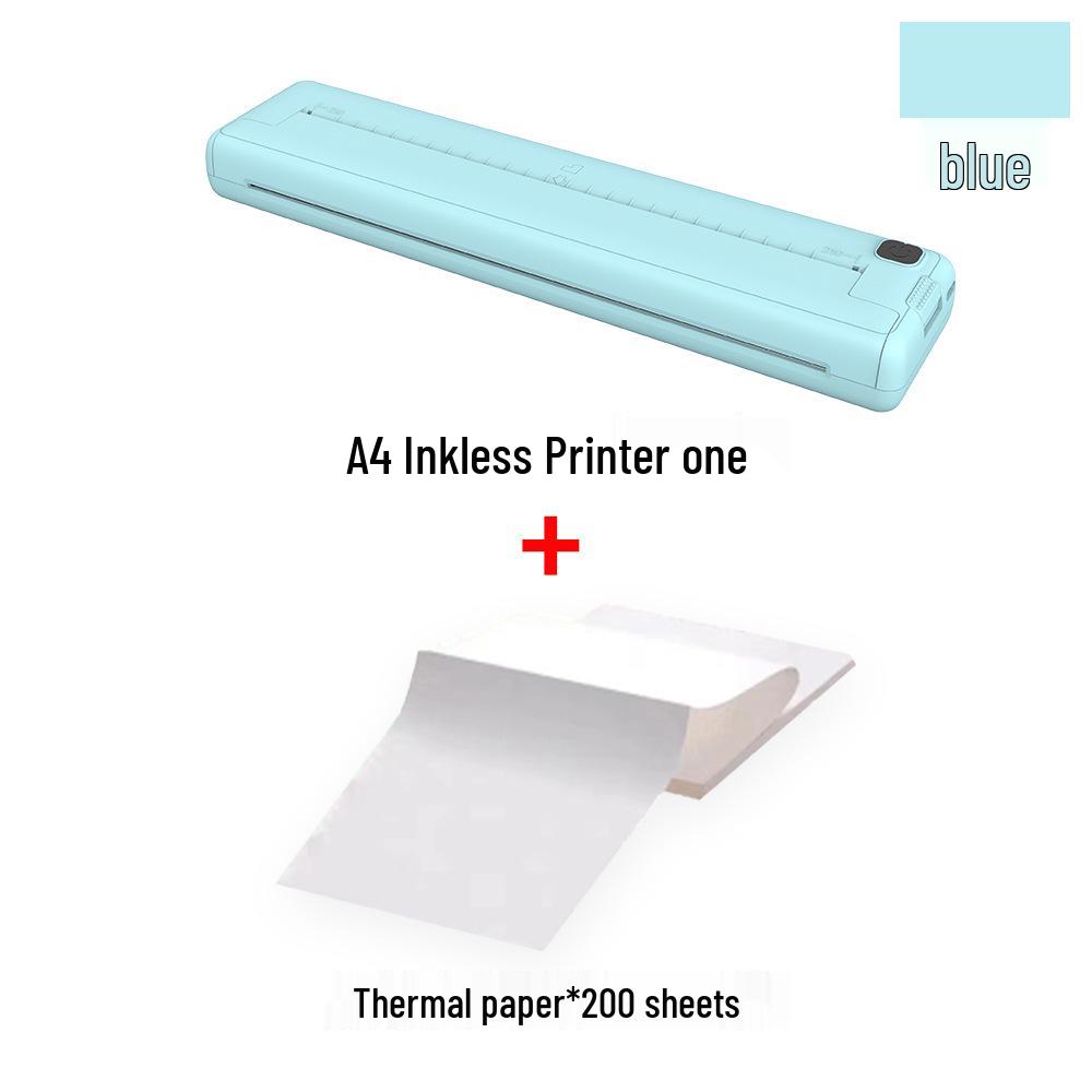 A4 Portable Inkless Thermal Printer for Home and Test Papers