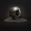 Medieval Bascinet Nasal Helmet with Chainmail Aventail Knight Armor Helmet for LARP, SCA, and Cosplay Gift