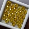 Natural Yellow Sapphire Oval Cut 9 Pcs 7x5 MM Lot CERTIFIED Loose Gemstone s-45000