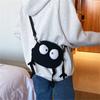 Personalized Funny Canvas Small Bag New Style Student Girl Shoulder Crossbody Small Round Bag