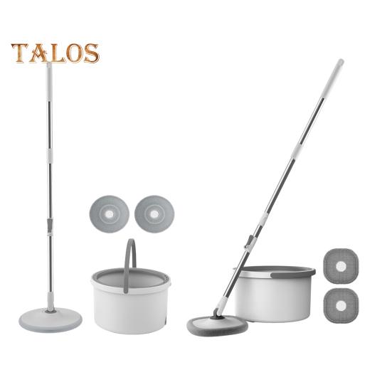 Mop s výsuvnou rukojetí Rotační mop z mikrovlákna Mokré suché podlahy Mop Sada kbelíků Mop pro snadné čištění rohů