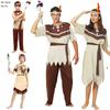 Women Indian Tassel Costume Native America Outfit Halloween Fancy Cosplay Dress