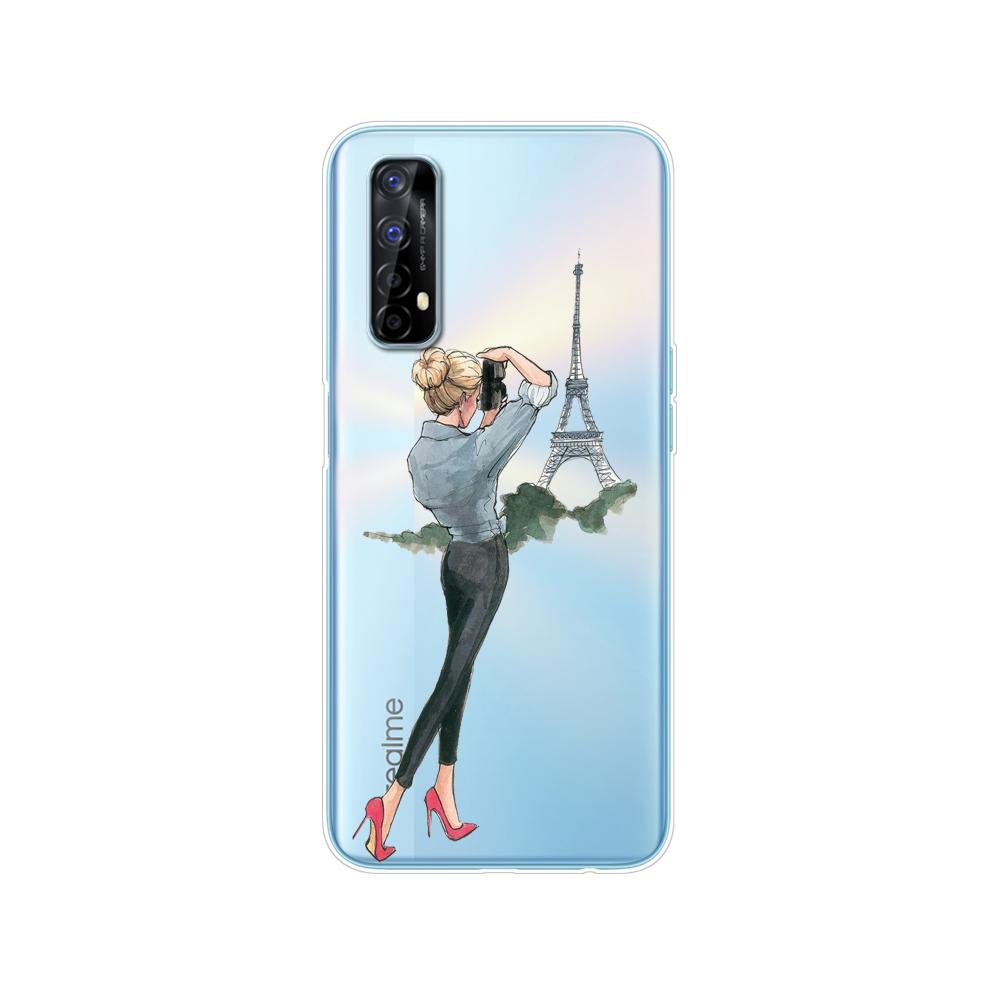 Чехол для Realme 7 для OPPO Realme 7 Pro, противоударный мягкий силиконовый чехол из ТПУ для задней панели телефона Realme7 7Pro, чехол-бампер, чехол