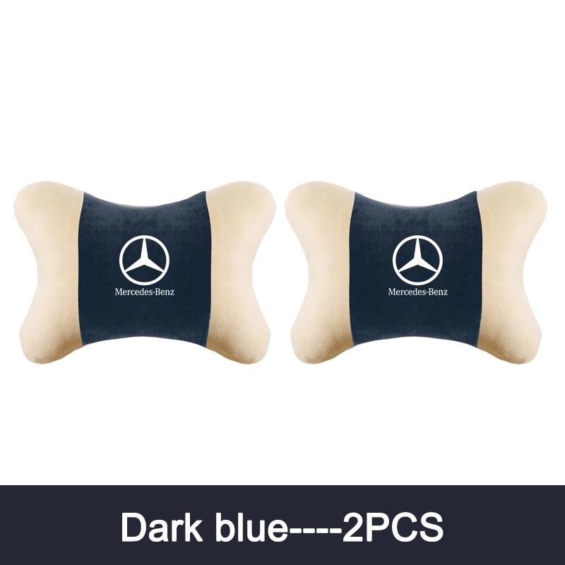 SFX1  Car Neck Pillow Snap-in Installation Headrest Comfortable Head Cushion For Mercedes Benz A C E S Class CLA GLC GLB GLE GLS W213