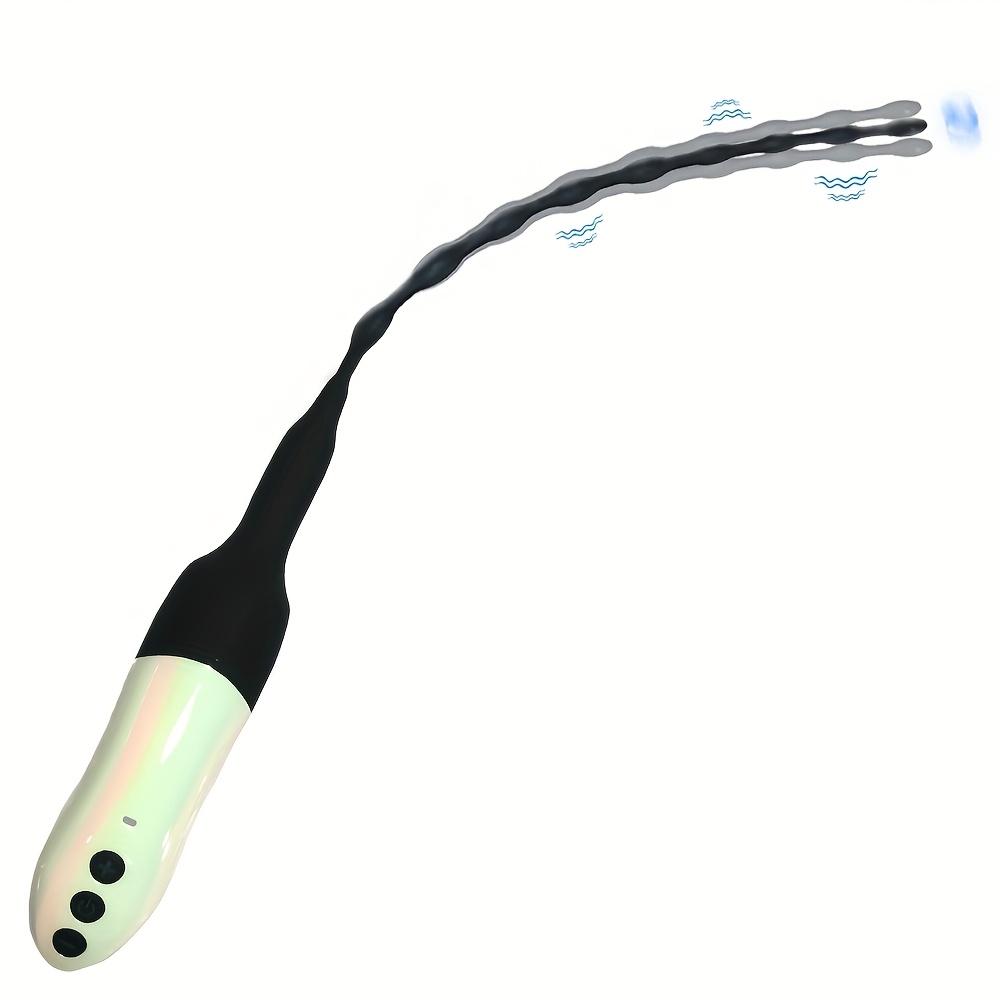 10 Geschwindigkeiten Langer Harnröhrenvibrator Katheter Penis Plug Sexspielzeug für Männer Vibrator für die Harnröhre Dehnstab Massagegerät Dildo Vibrator