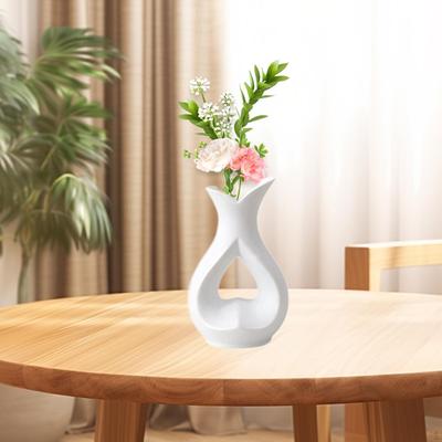 Wazon Boho Modern, Dekoracyjny wazon na kwiaty do aranżacji, na kominek, , Dekoracja ślubna