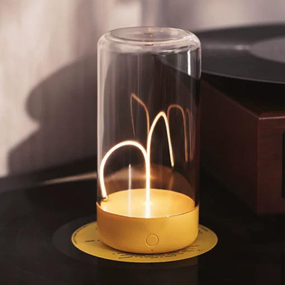 Portable Desktop Ambient Light Magnetic Filament Camping Light Wireless Rechargeable Night Lamp Support 3 Lighting