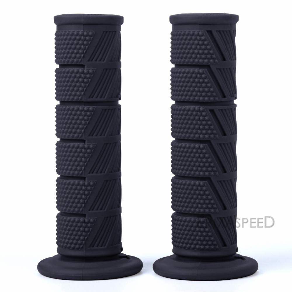 Univerzální rukojeť motocyklu 7/8" 22 mm Protiskluzová pryžová rukojeť plynu pro motocykly, motokros, terénní elektrokola