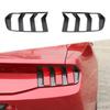 Carbon Fiber Tail Light Covers Trim Protective Bezels For Ford Mustang 2024 2025