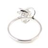 Silver Ring 'Goddess' White Silver (rhodium) - 13 Mm