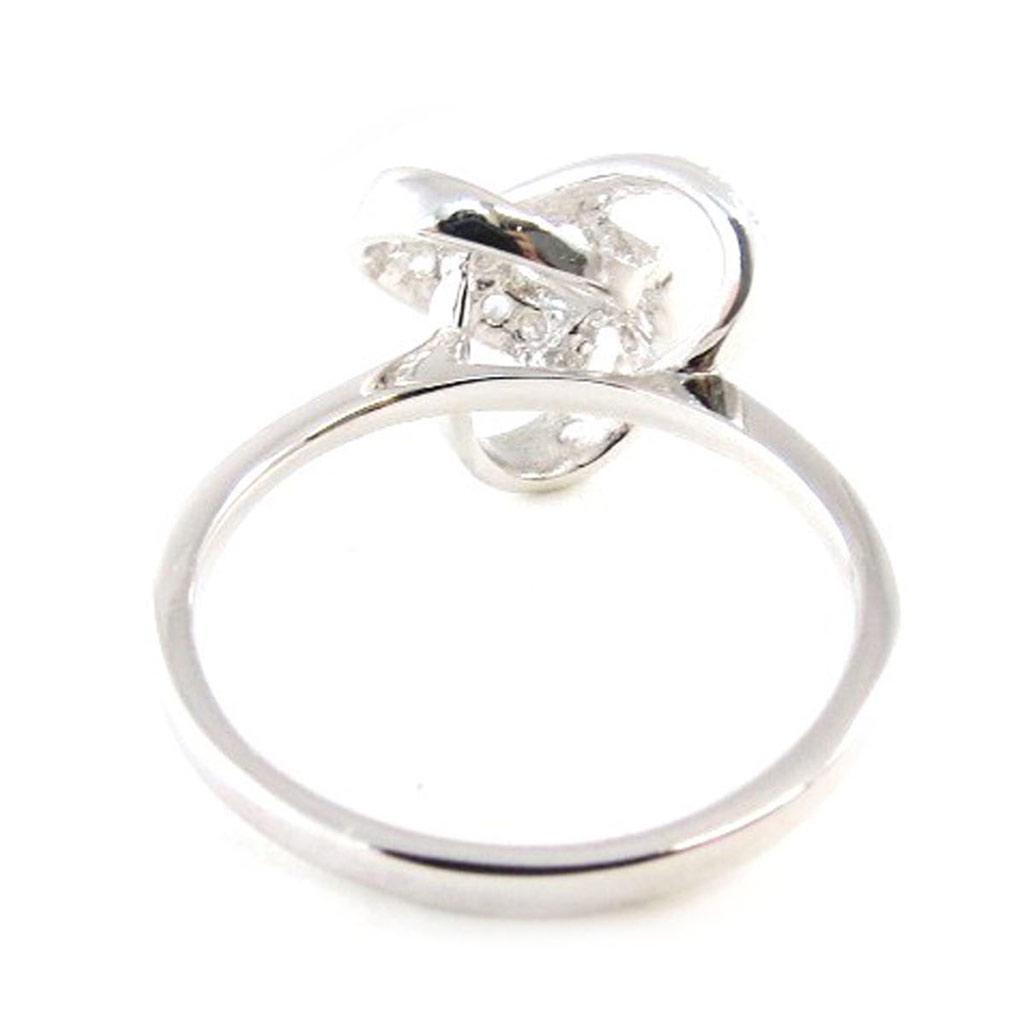 Silver Ring 'Goddess' White Silver (rhodium) - 13 Mm