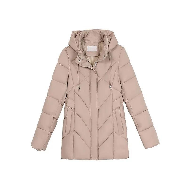 Women's Winter Short Warm Cotton Jacket Big Yards Hooded Jacket