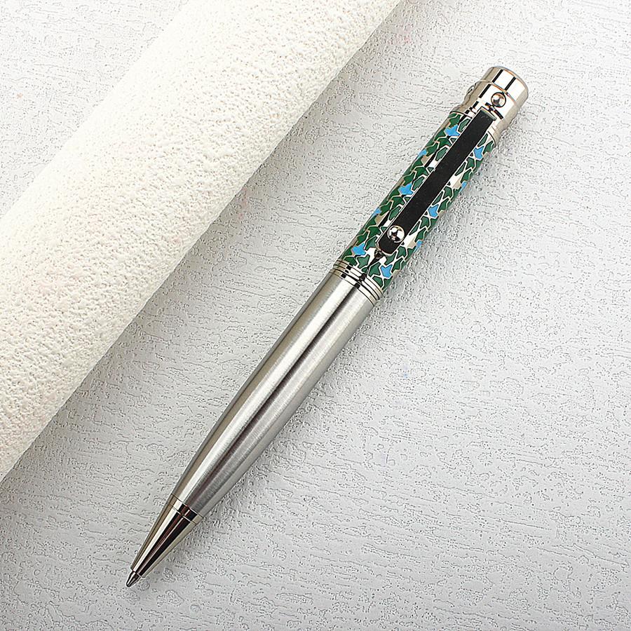 Металлическая гелевая ручка Двухцветная Высококачественная металлическая деловая подписочная ручка Офисная письменная шариковая ручка Письменные принадлежности Подарок