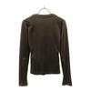 FOXEY NEW YORK made in Japan Long sleeve Velor cardigan 38 Brown Women Used