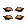 Yousheng 1/2/3/4/5 Pairs Lazy Eye Shadow Eyelash Patch 2-in-1 Eyeshadow Eyelashes Makeup Stickers Reusable Eye Makeup Stickers with False Lashes