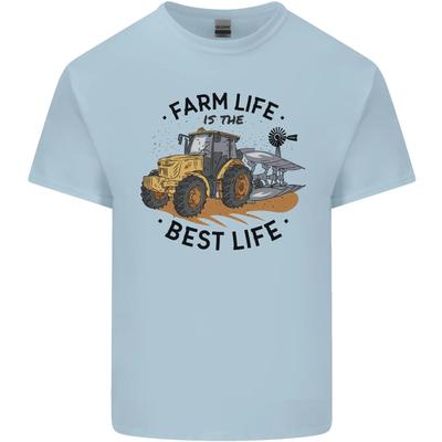 Farm Life Is the Best Life Farming Farmer Kids T-Shirt Childrens
