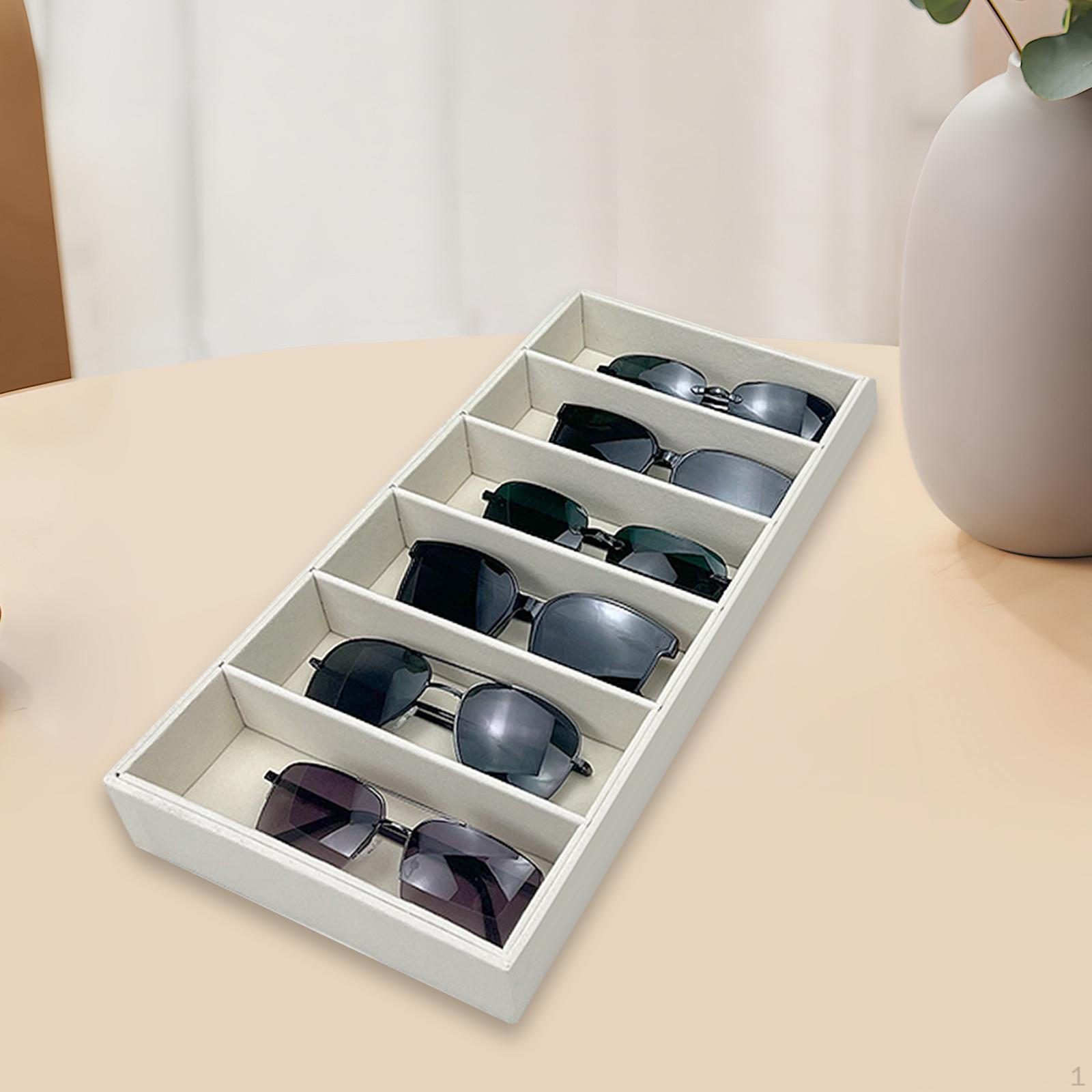 

Органайзер для солнцезащитных очков Подставка для очков Витрина для ювелирных изделий Органайзеры для ювелирных изделий Коробка для хранения очков для