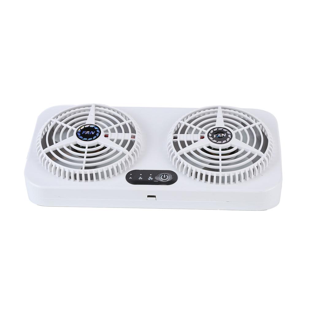 Air Vent Exhaust Fan 2.4V USB Charging 3 Level Adjustable Crush Heat Resistant for Home Automobile