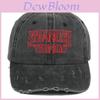 Stranger Things Embroidered Vintage Distressed Baseball Cap With Sun Protection For Fans
