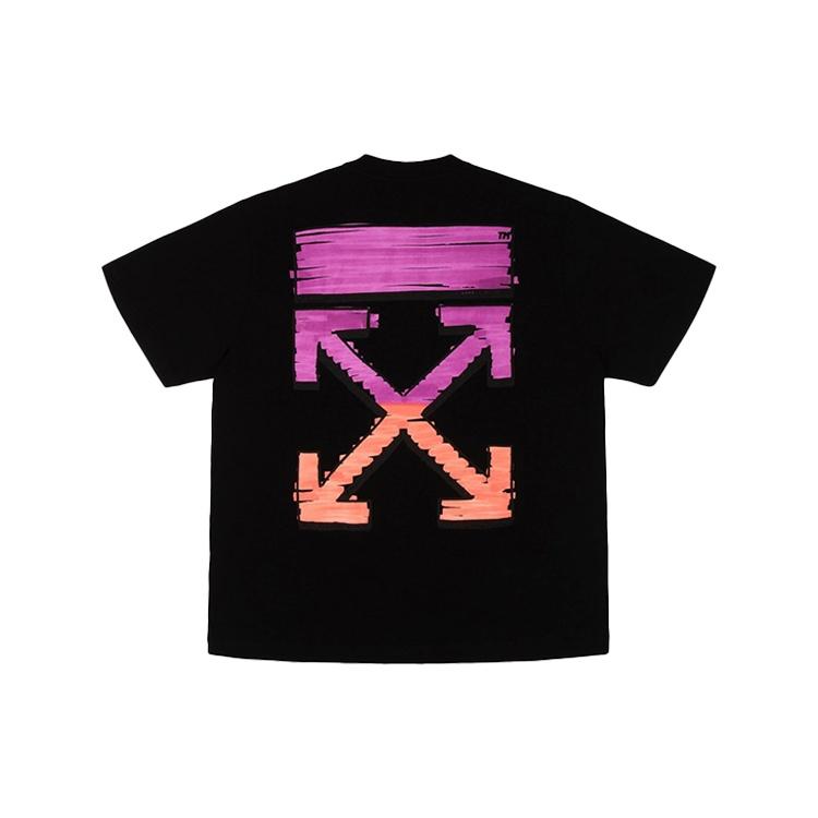 Off-White SS21 Rozā Gradienta Marķiera Bulta