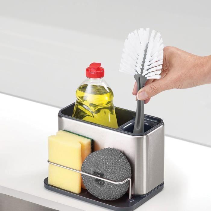 Sink Organizer - Joseph Joseph - Surface - Stainless Steel - Black - Anthracite Grey