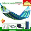 Reinforced Wooden Stick Canvas Outdoor Camping Hammock