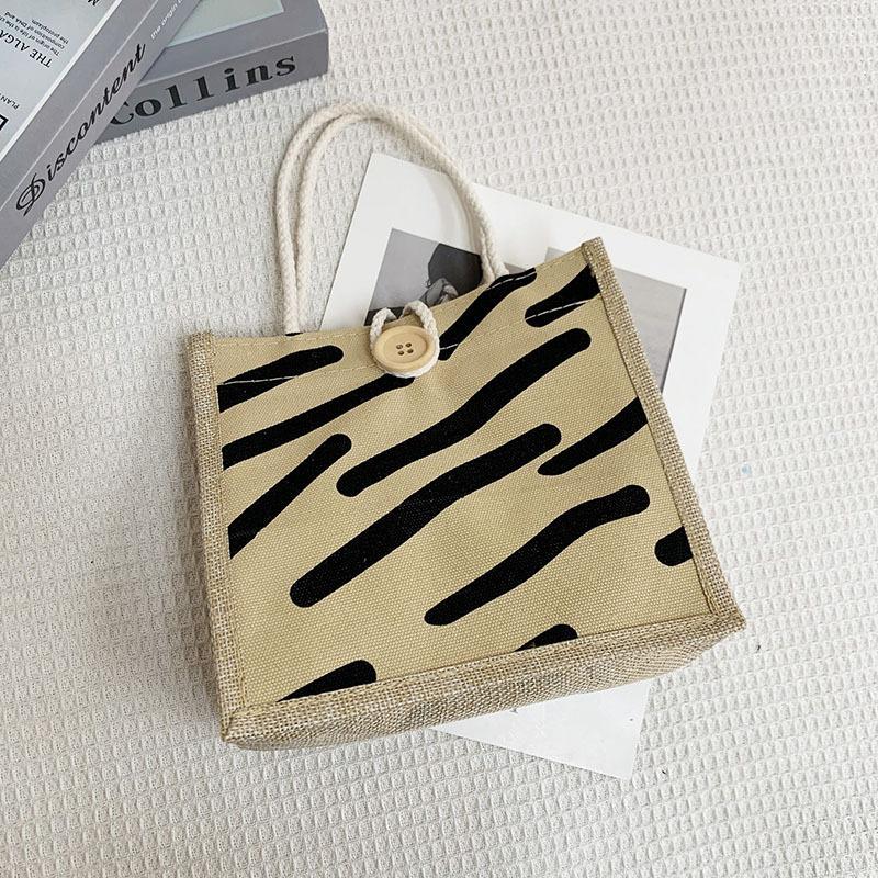 Холщовая сумка женская большая вместимость модная сумка через плечо Южная Корея — фото 14